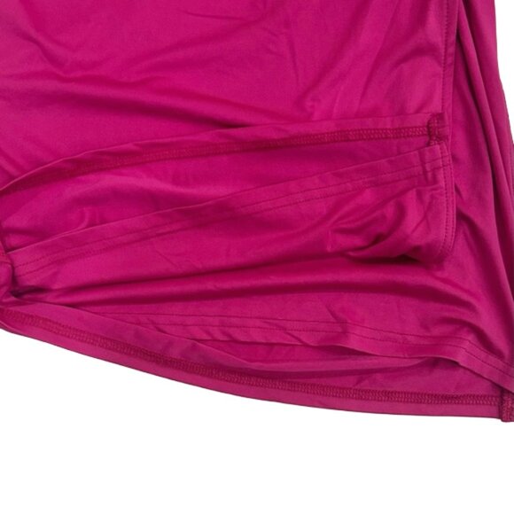 NWT Superdown Revolve Tiffani Ruched Midi Skirt Dress Pink M Sexy Bodycon - Picture 5 of 10